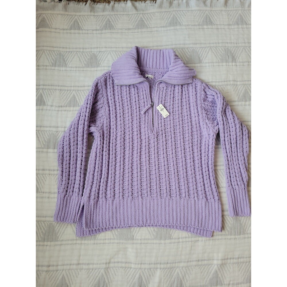 aerie Lavender Pullover Knit Sweater